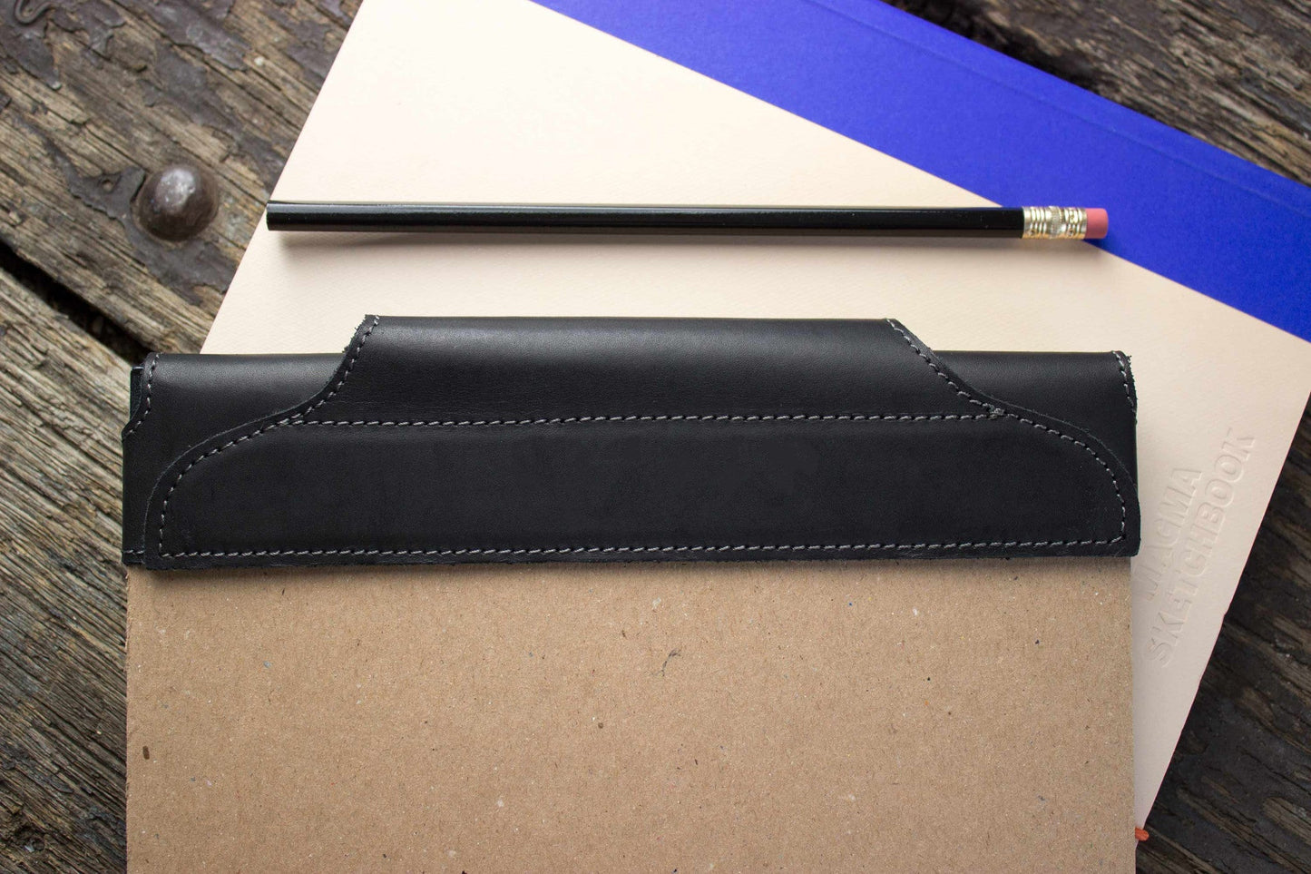 Leather Notepad Jacket