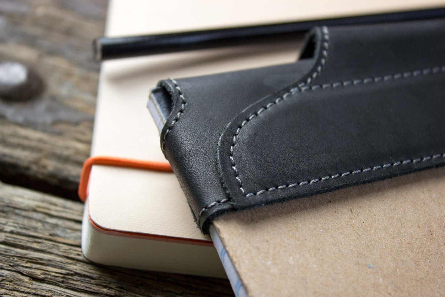 Leather Notepad Jacket